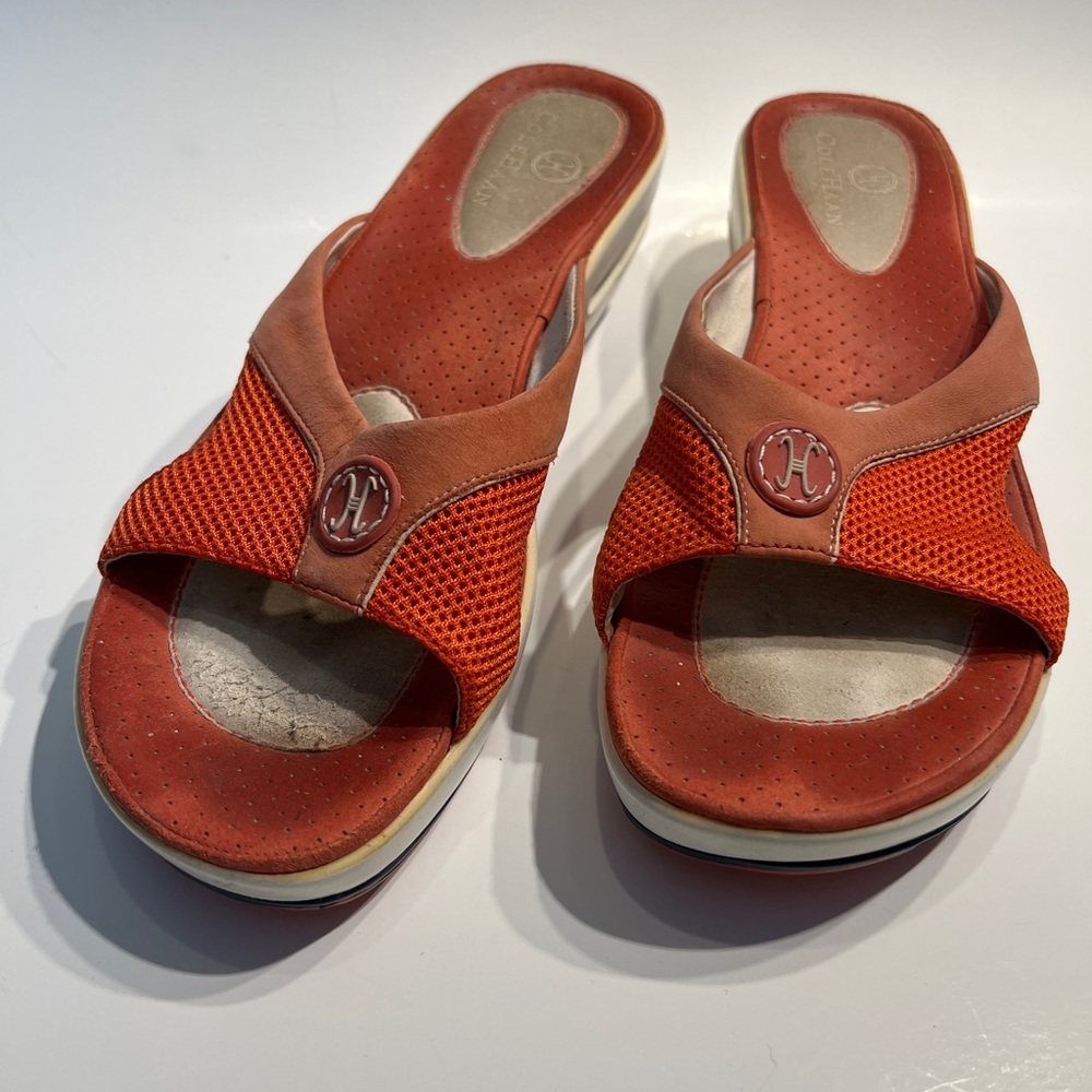 Cole Haan Nike Air coral wedge sandal 7.5B